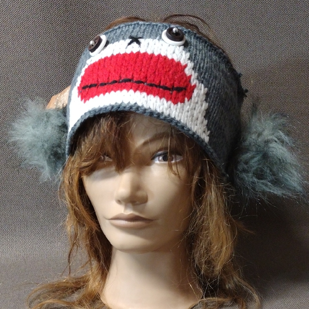 Sock Monkey Ear Warmer/Headband